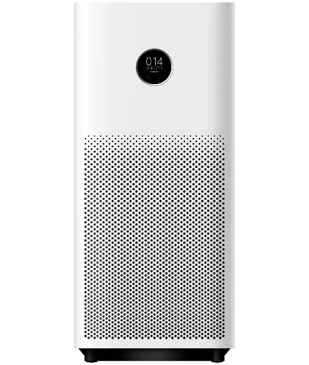 Purificator de aer Xiaomi Smart Air Purifier 4 EU, PCARD 400 m3/h, MI Home, Display OLED, Mod Noapte, BHR5096GL, Alb
